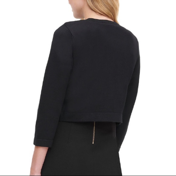 Tommy Hilfiger black cardigan Medium New - Picture 3 of 4